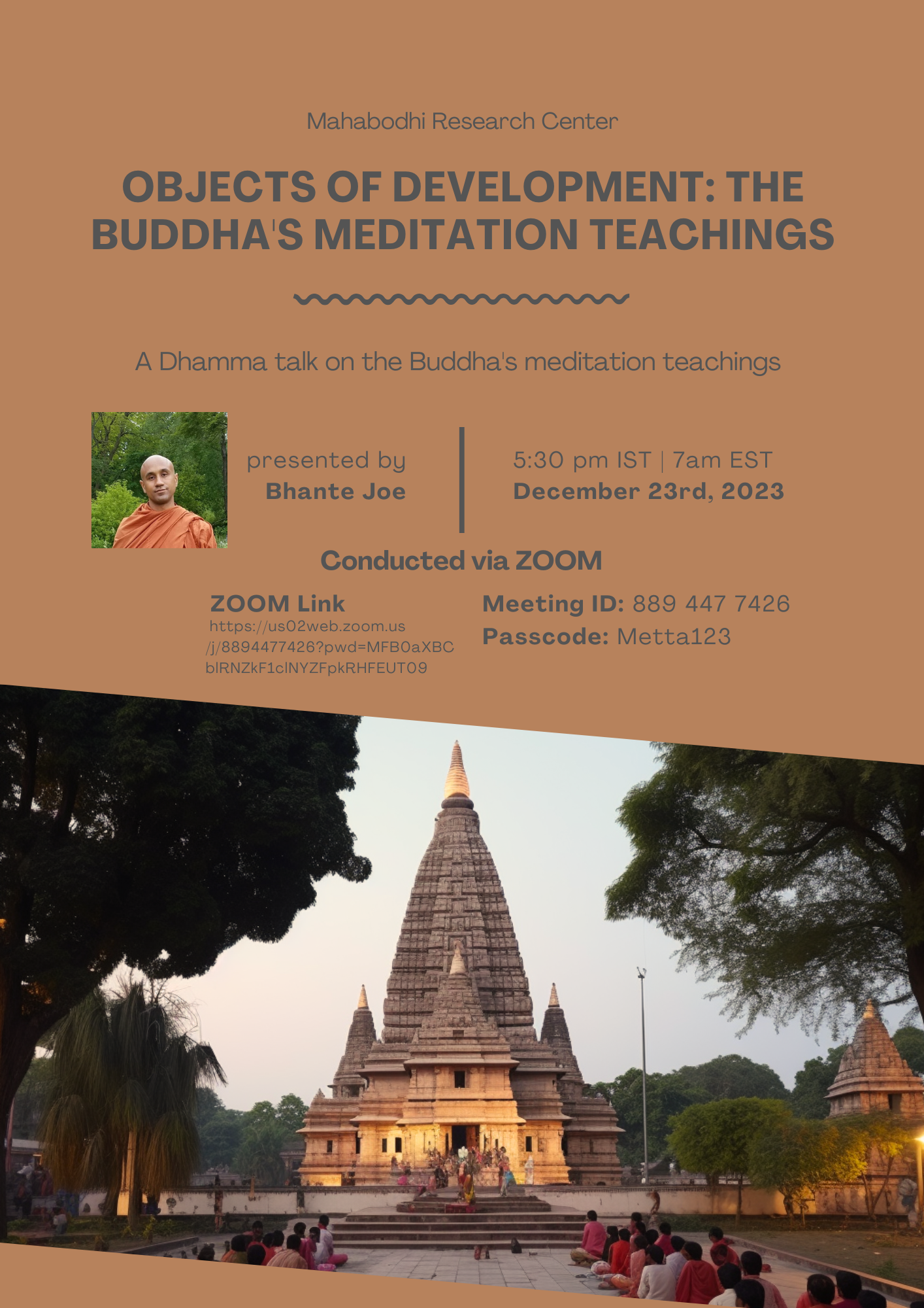 Objects of Development |  The Buddha's Meditation Teachings