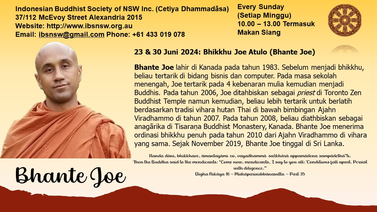 Dhamma From the Heart: An Unrehearsed Dhamma Talk and Q & A With Bhante Joe